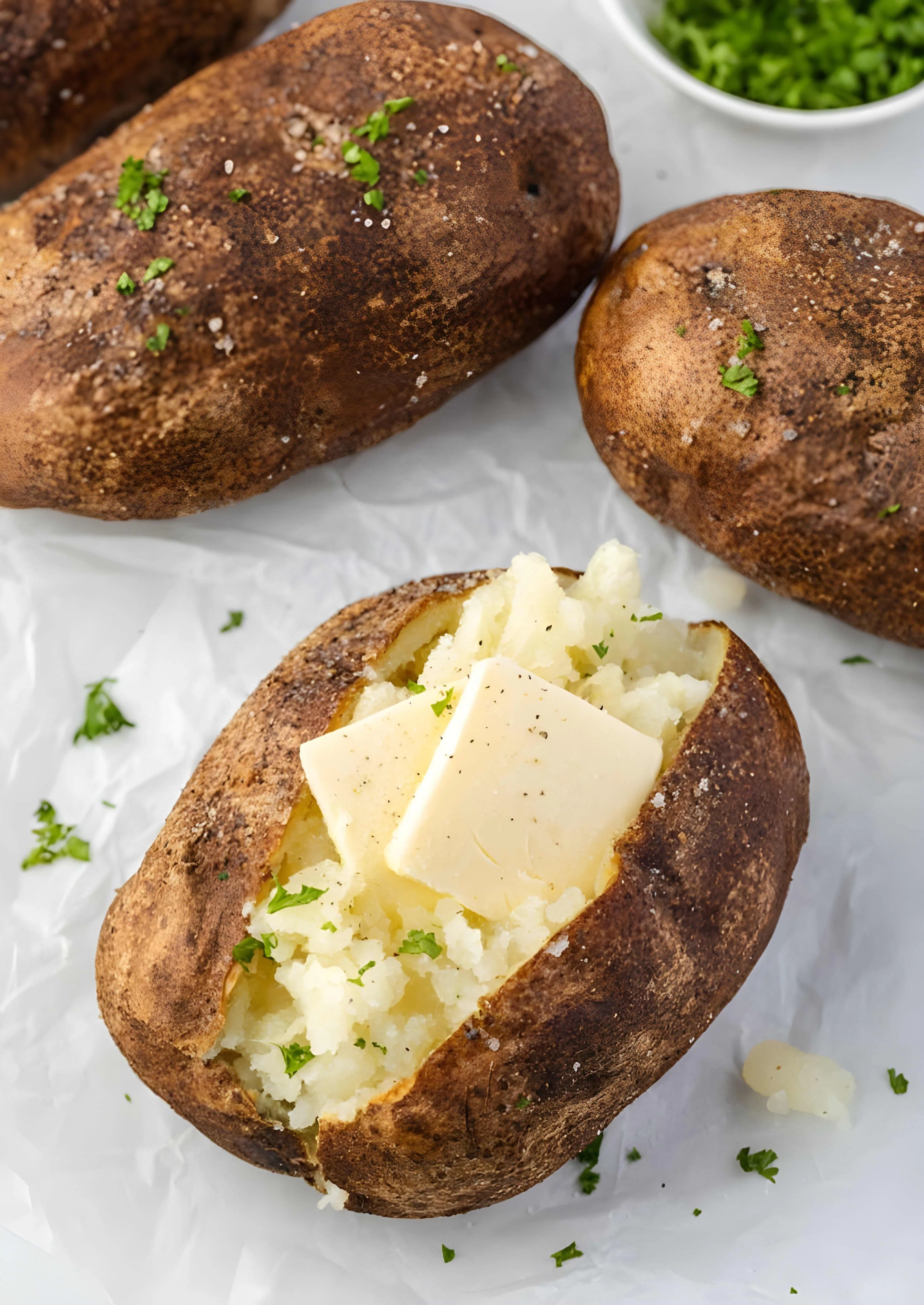 Air Fryer Baked Potatoes