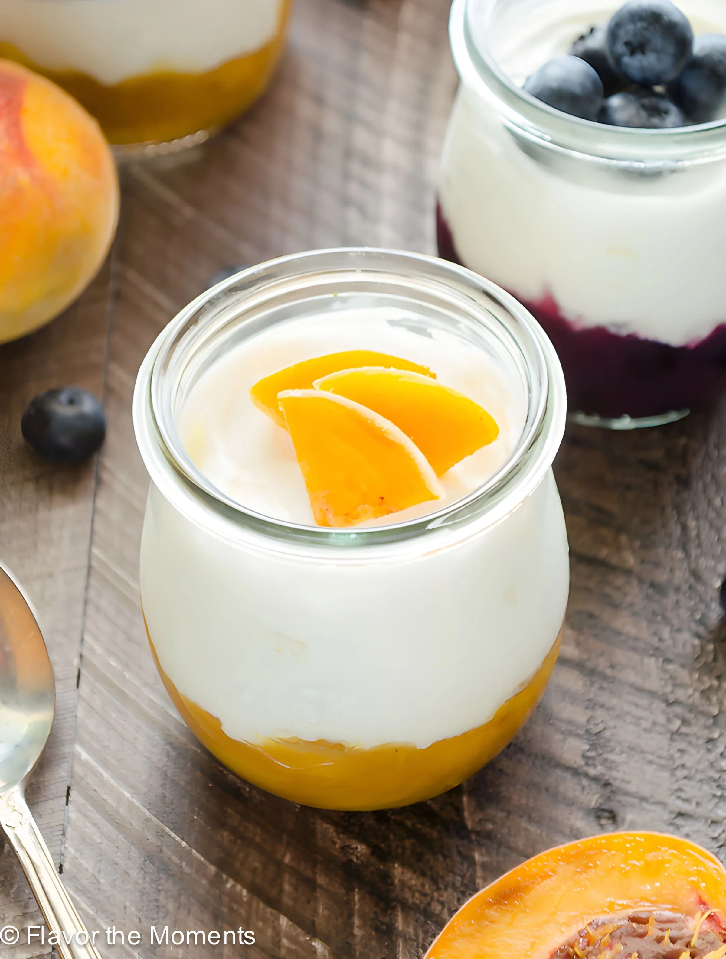 Homemade Fruit on the Bottom Yogurt Cups