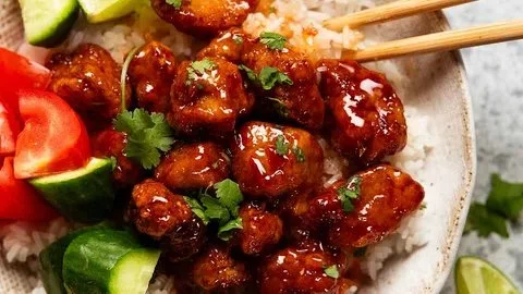 Easy Crispy Thai Pork Bites with Sticky Sweet Chilli Sauce