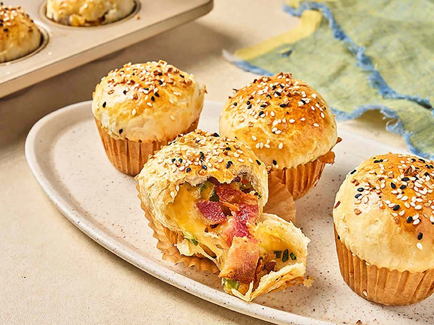 Loaded Biscuit Bomb Muffins