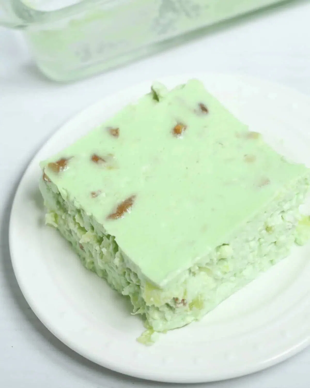 Vintage Lime Cottage Cheese Jello Salad