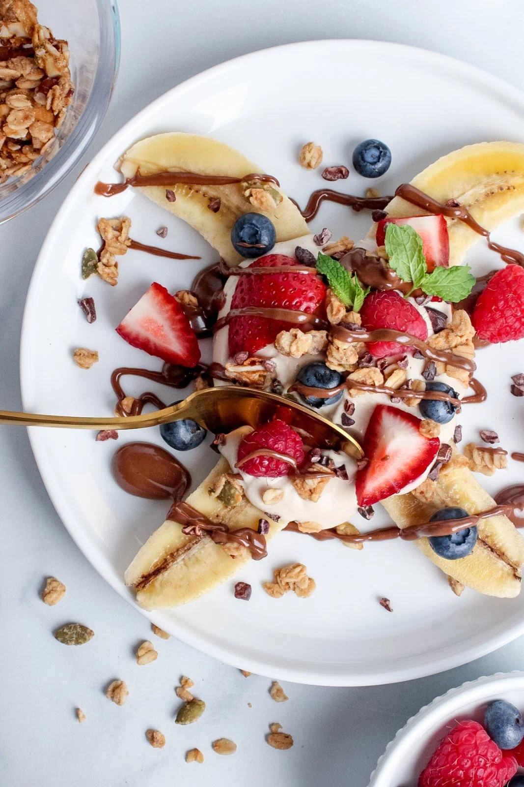 Breakfast Banana Split