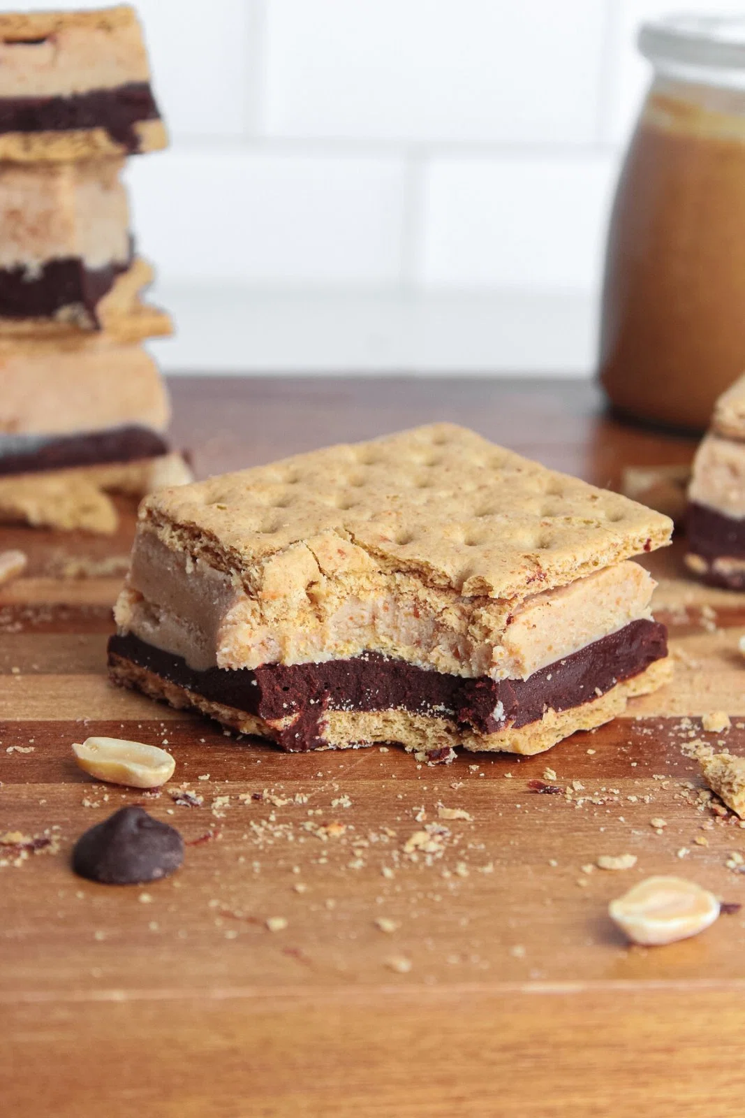 Frozen Peanut Butter S'mores