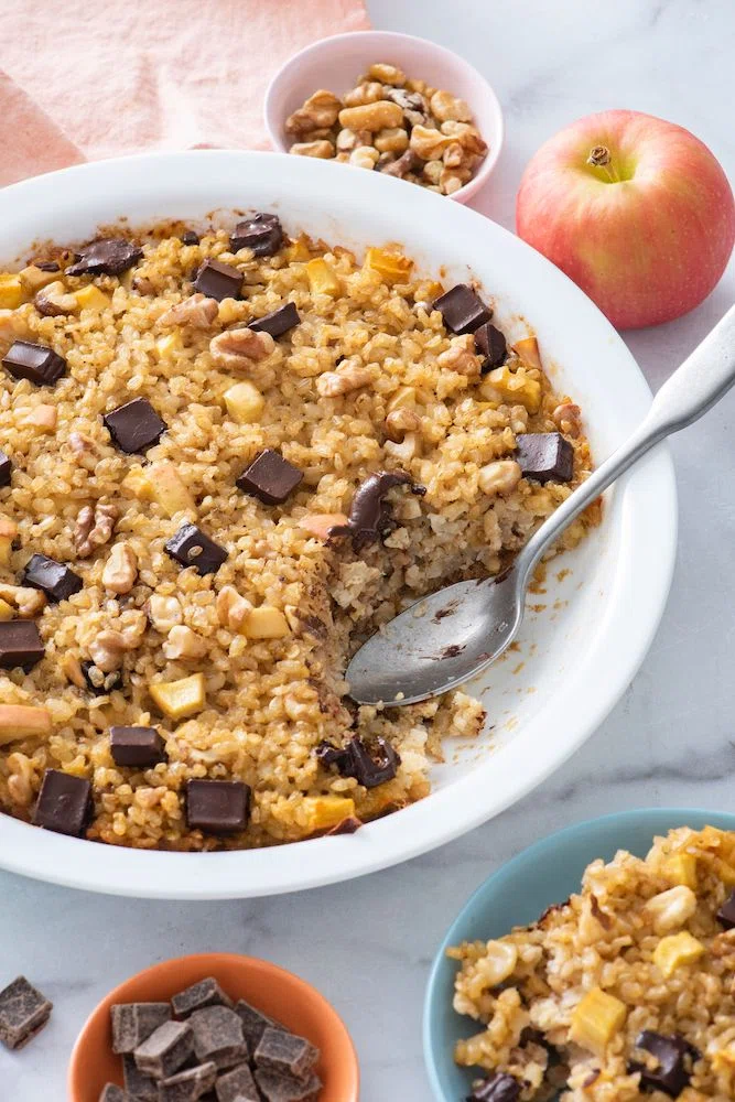 Breakfast Rice Bake