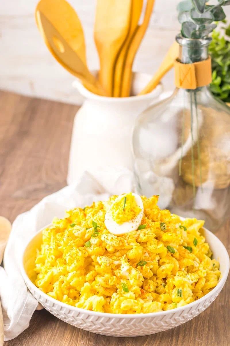 Deviled Egg Pasta Salad