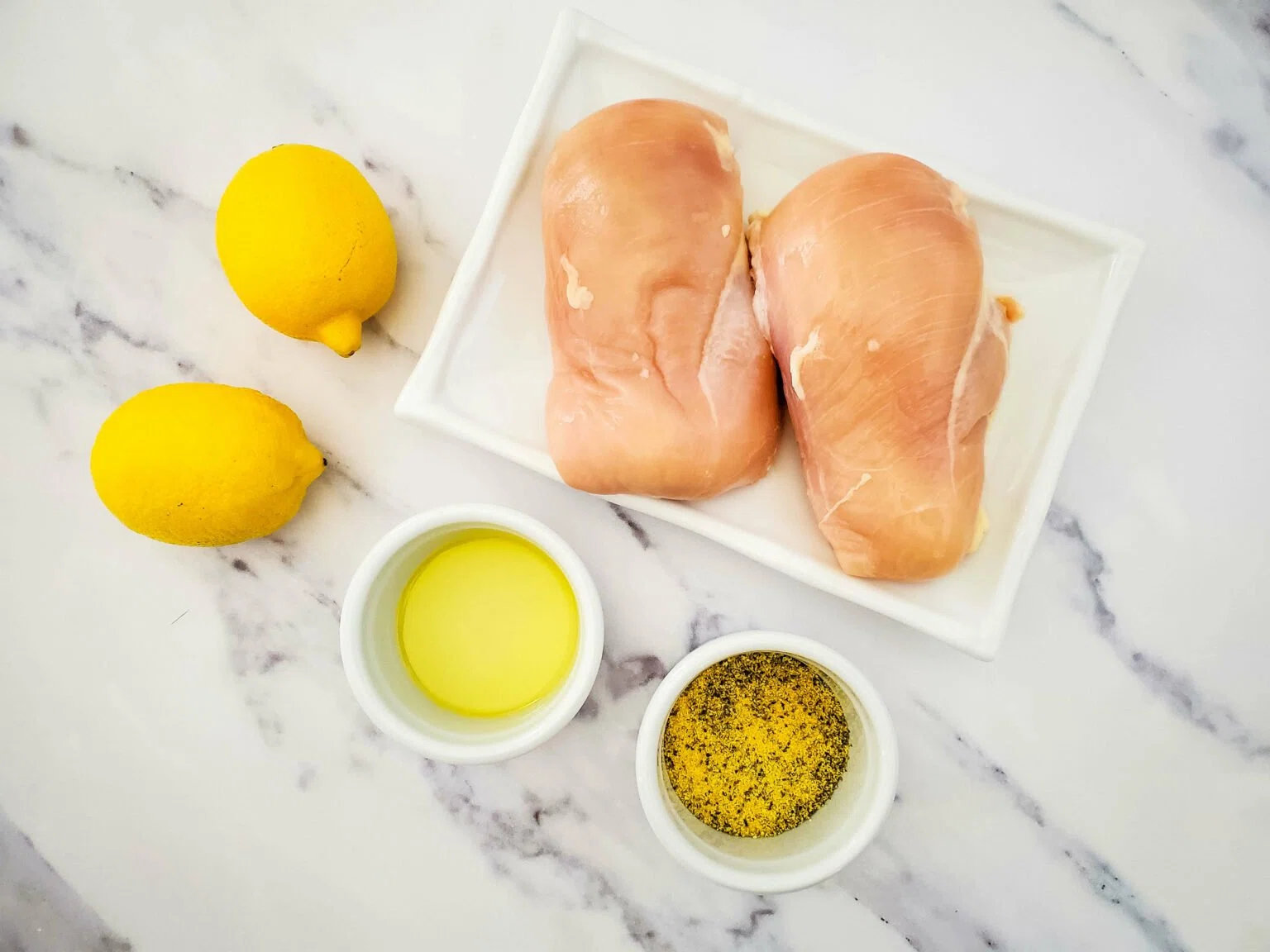 Lemon Pepper Chicken with Sauce