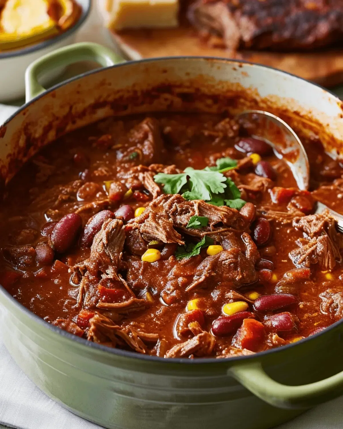 Leftover Brisket Chili