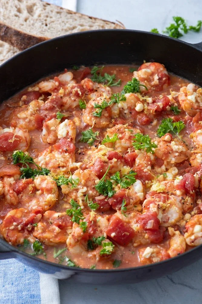 Greek Style Shrimp