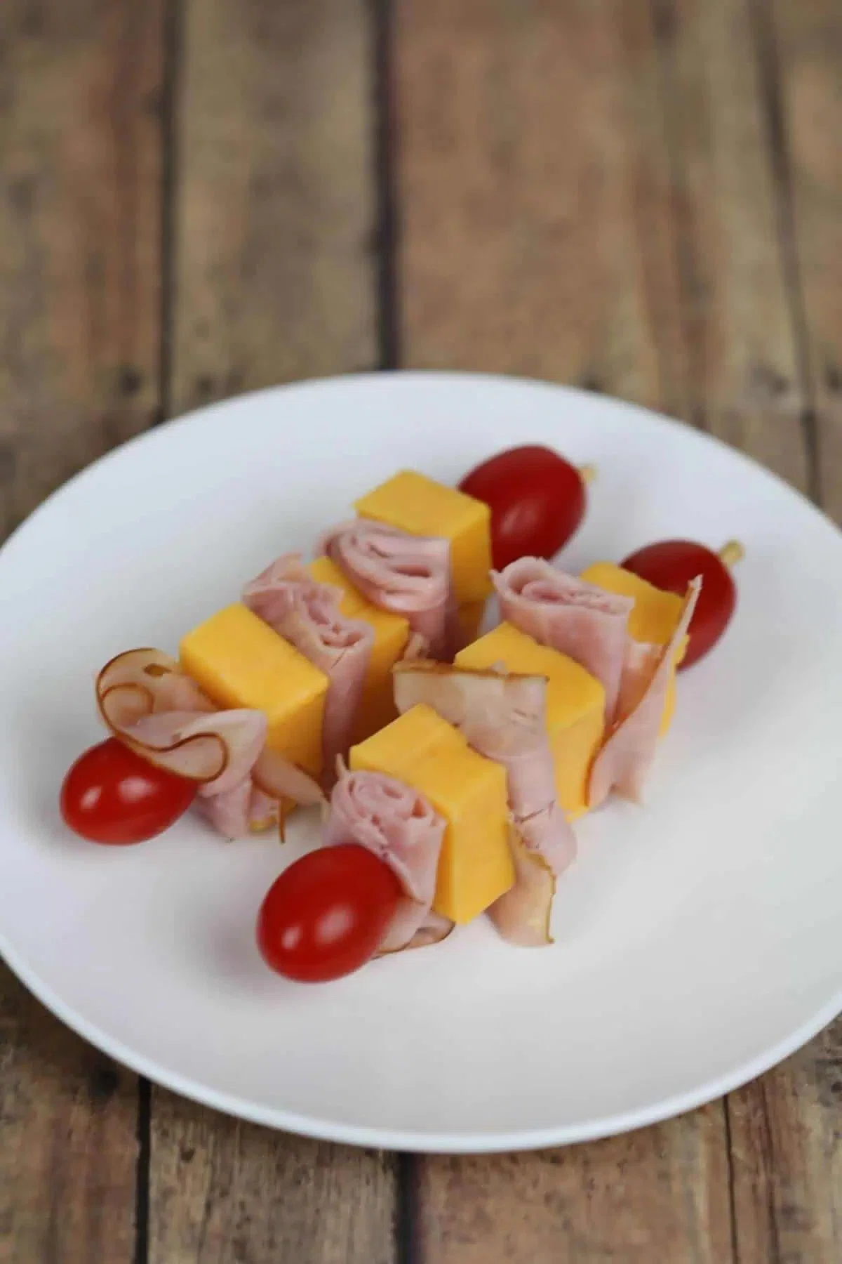 Ham and Cheese Appetizer Skewers