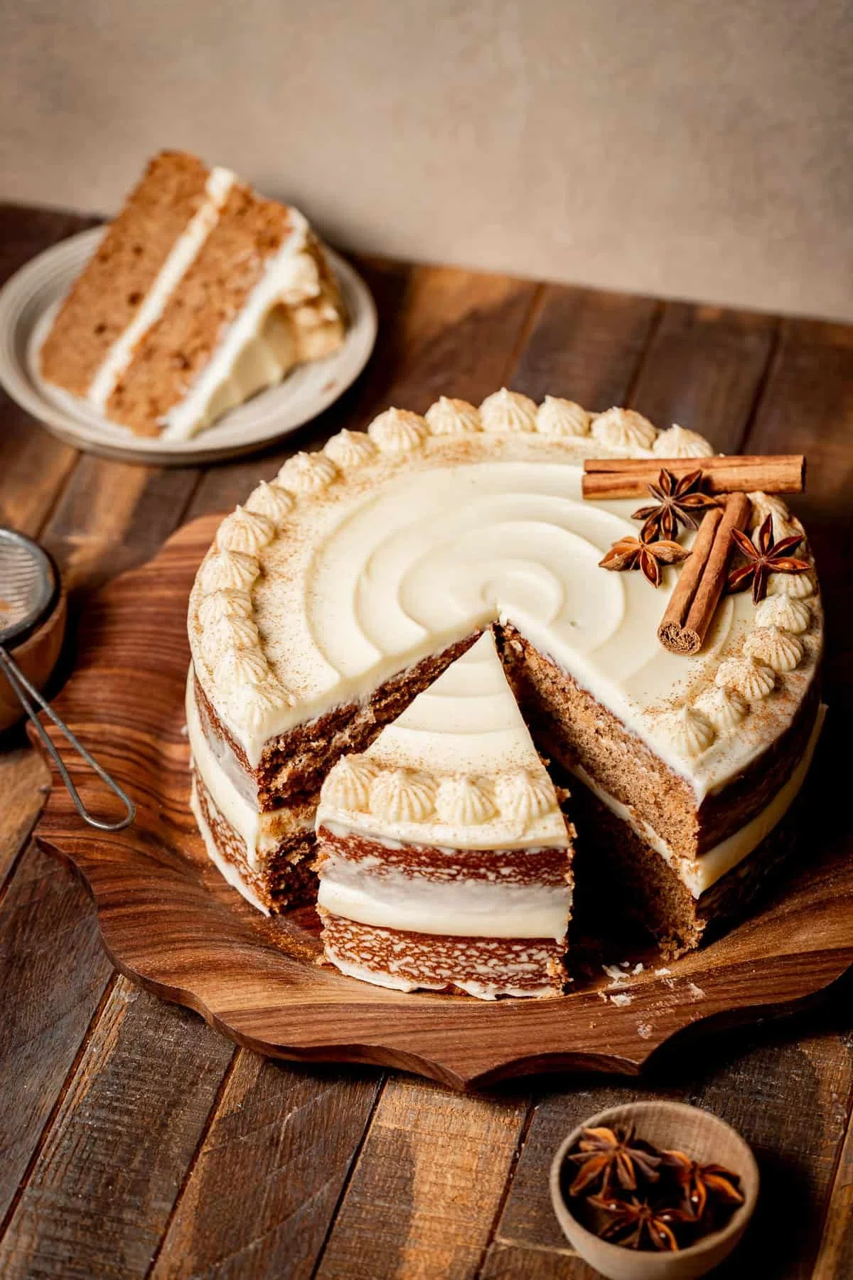Brown Sugar Chai Cake