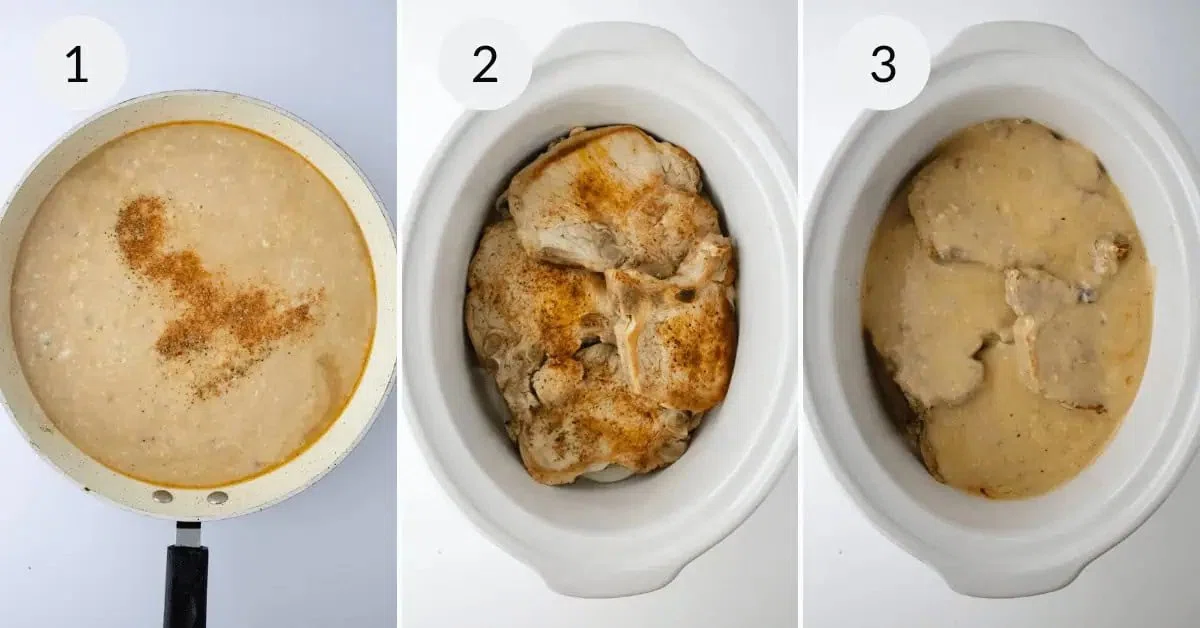Crock Pot Pork Chops and Gravy