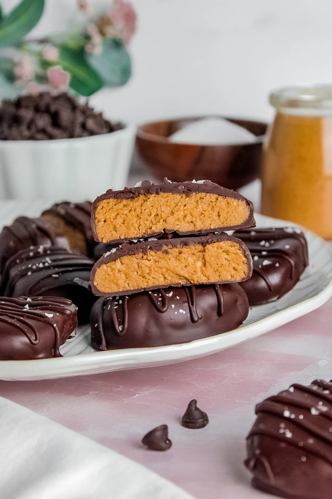 Healthy Reese's Eggs