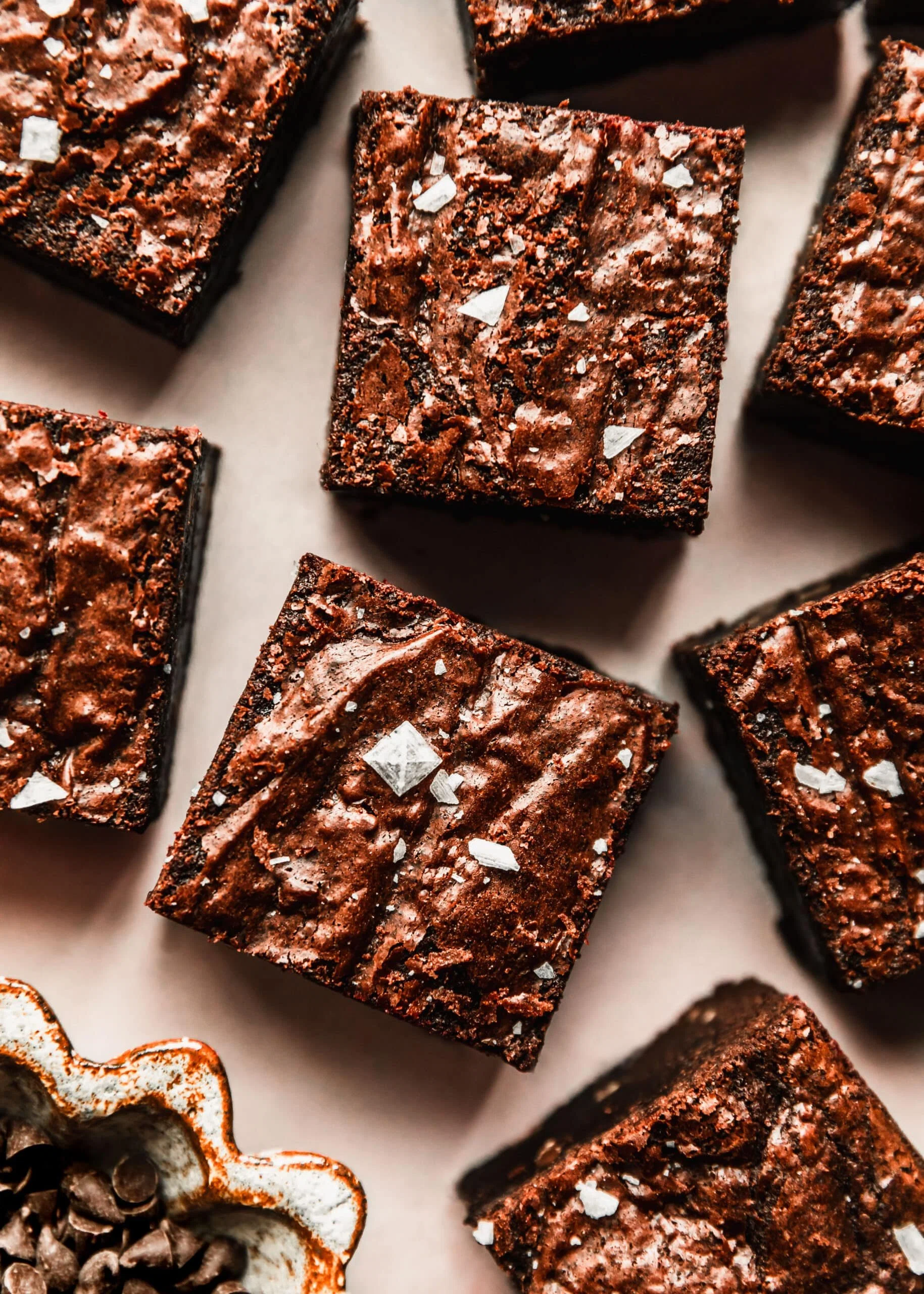 Chewy Triple Chocolate Brownies