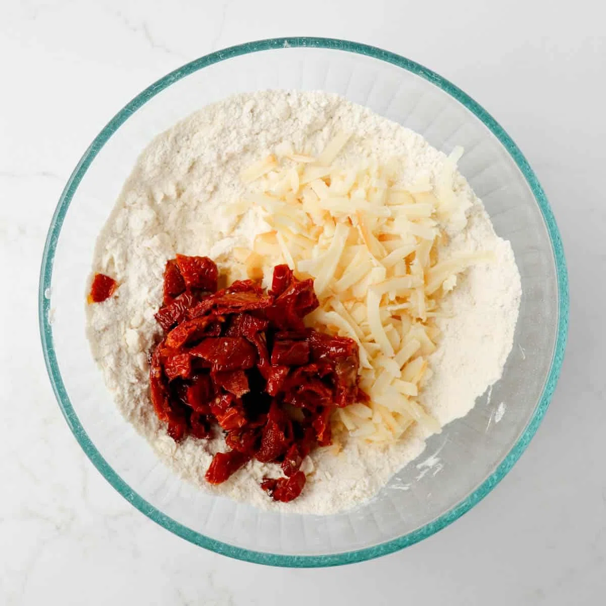 Smoked Cheddar Sun-Dried Tomato Scones