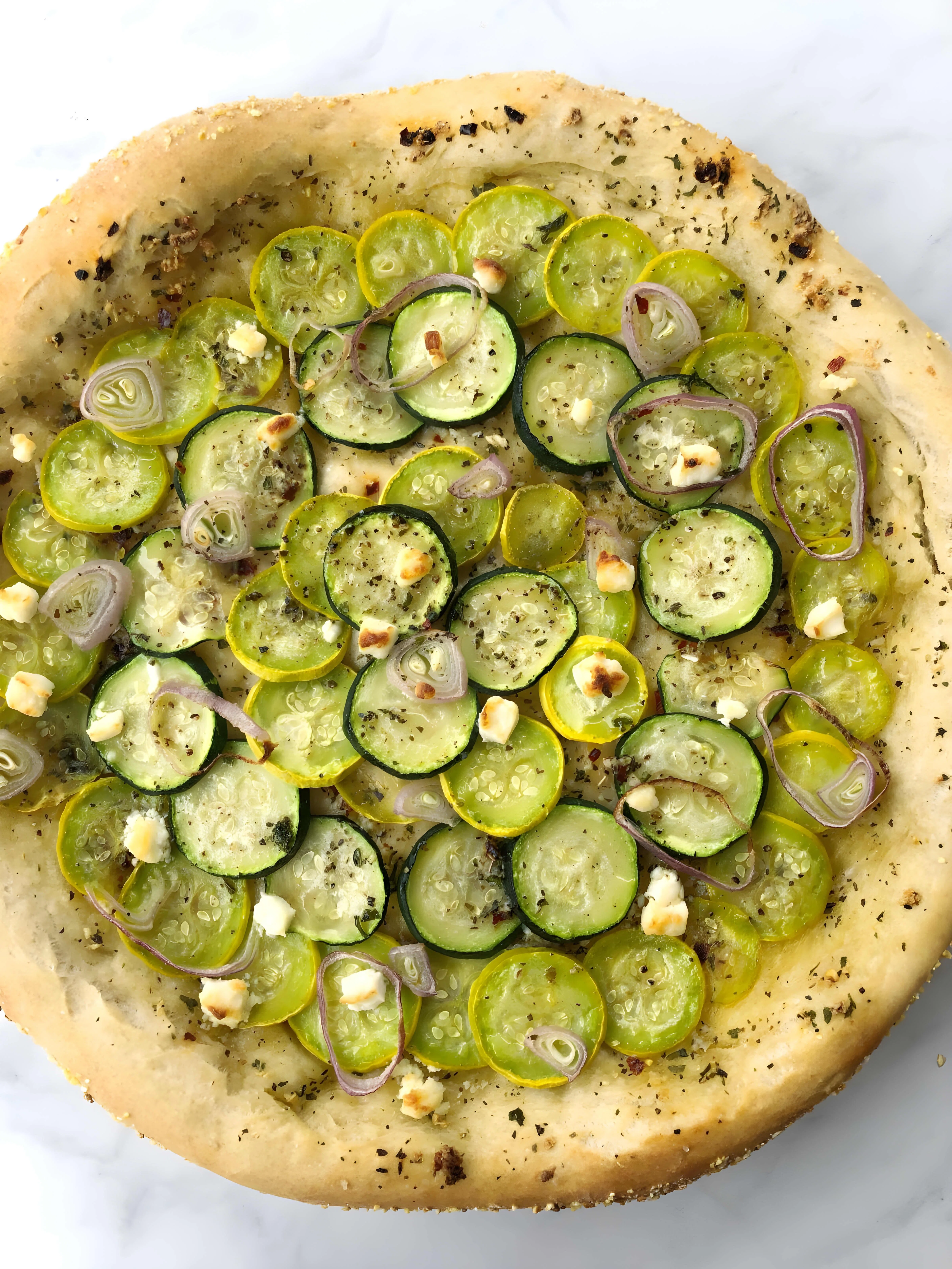 Summer Squash Pizza