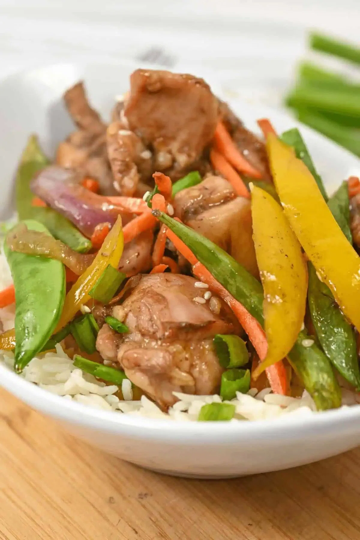 Honey Sesame Chicken Vegetable Sheet Pan