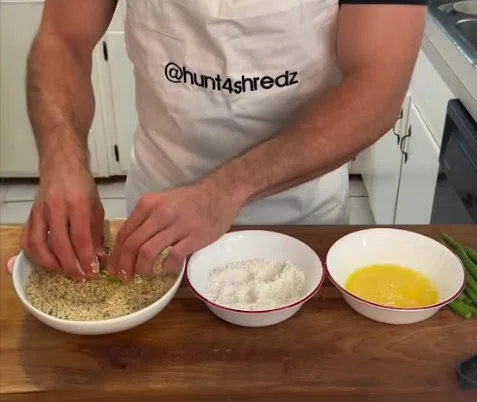 Crispy Baked Green Bean Fries with High-Protein Ranch