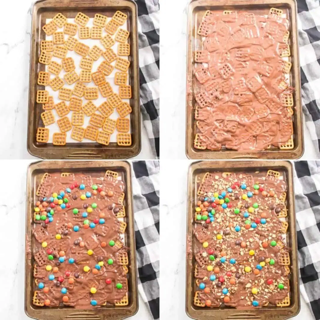 Chocolate Caramel Pretzel Bark