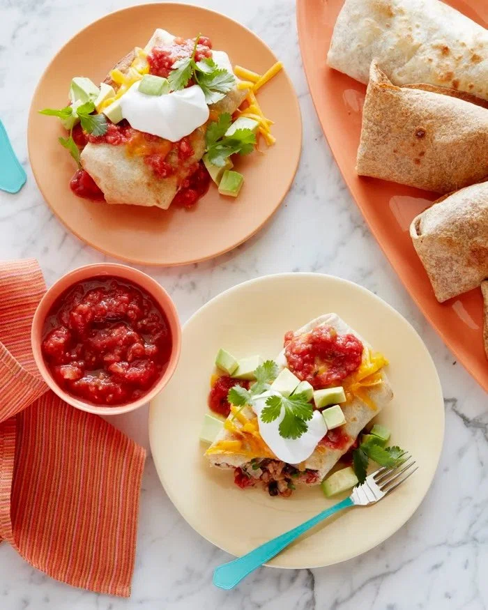 Vegetarian Chimichangas