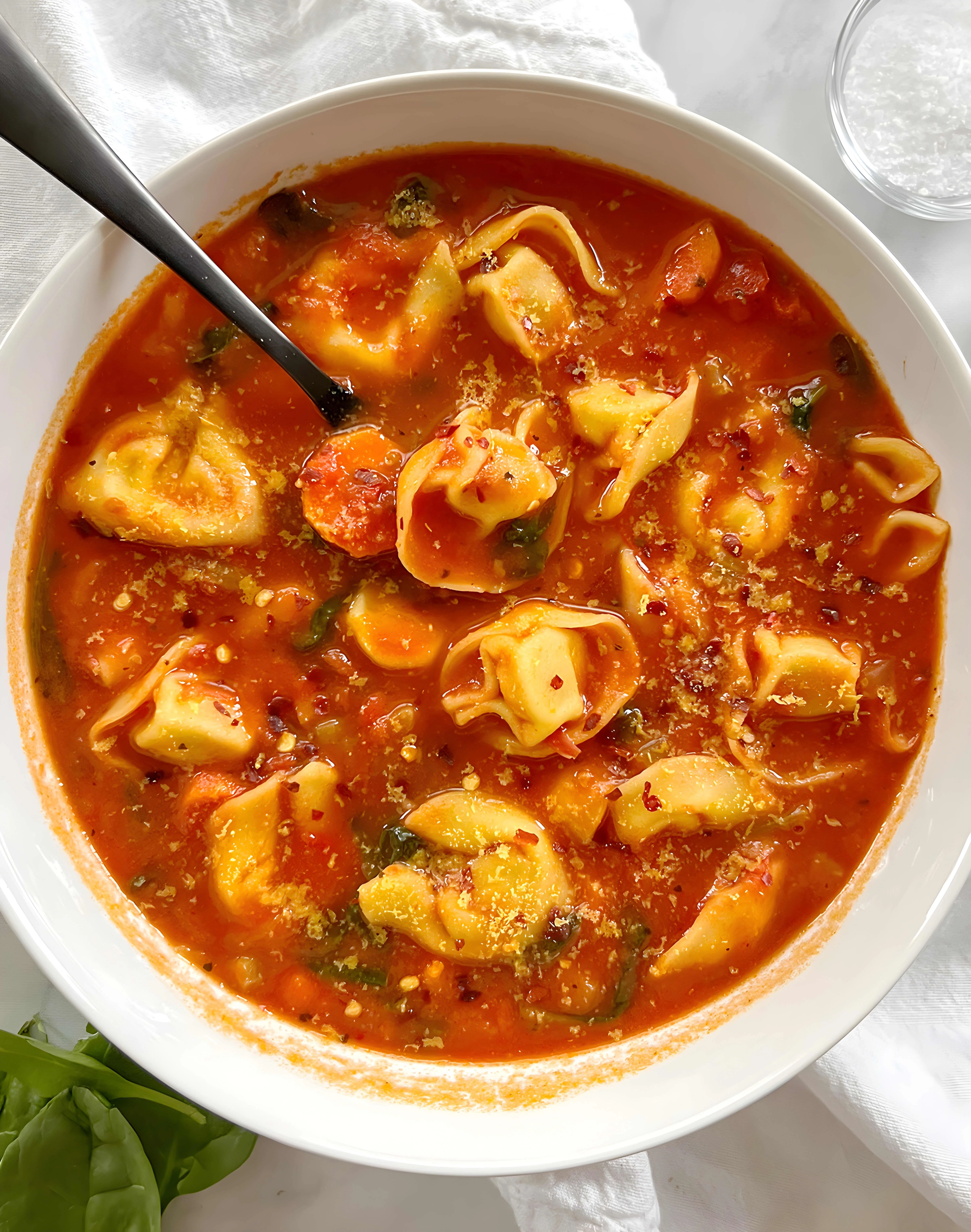 Vegan Tortellini Soup