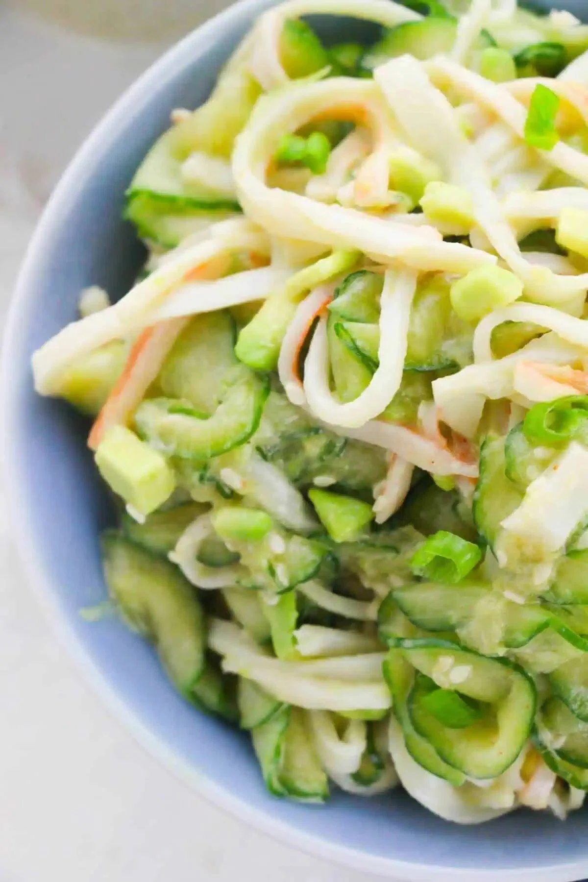 California Roll Cucumber Salad