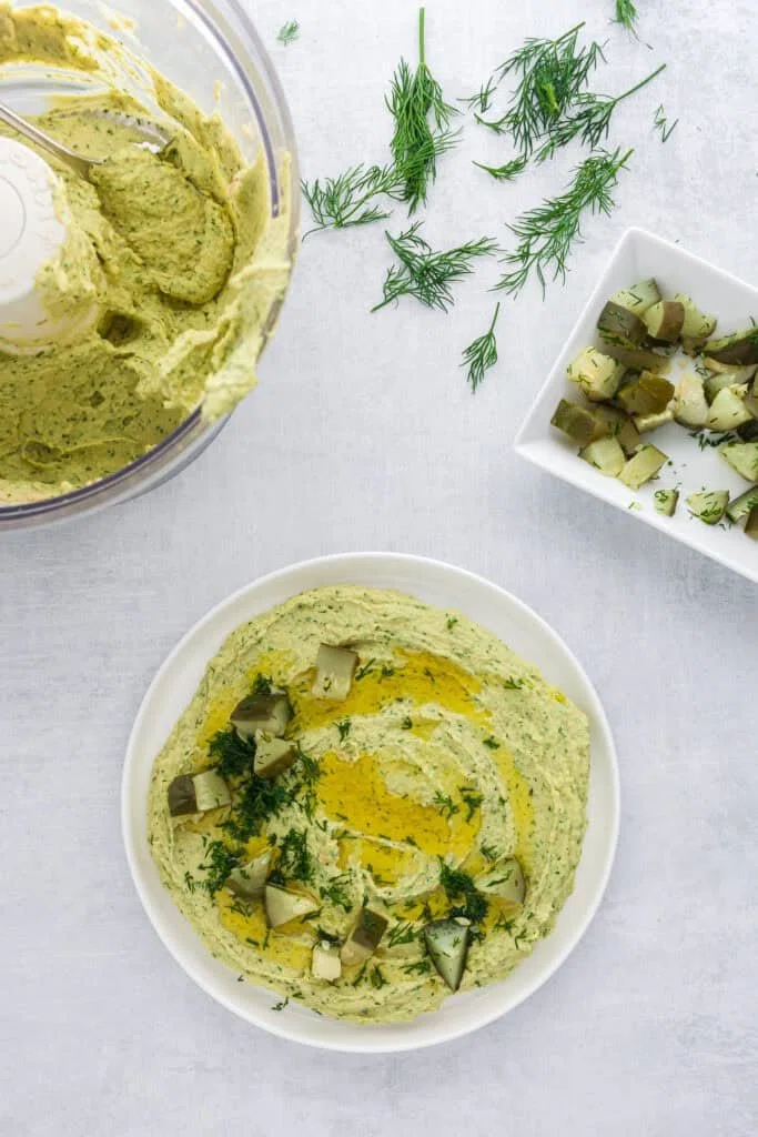 Dill Pickle Hummus