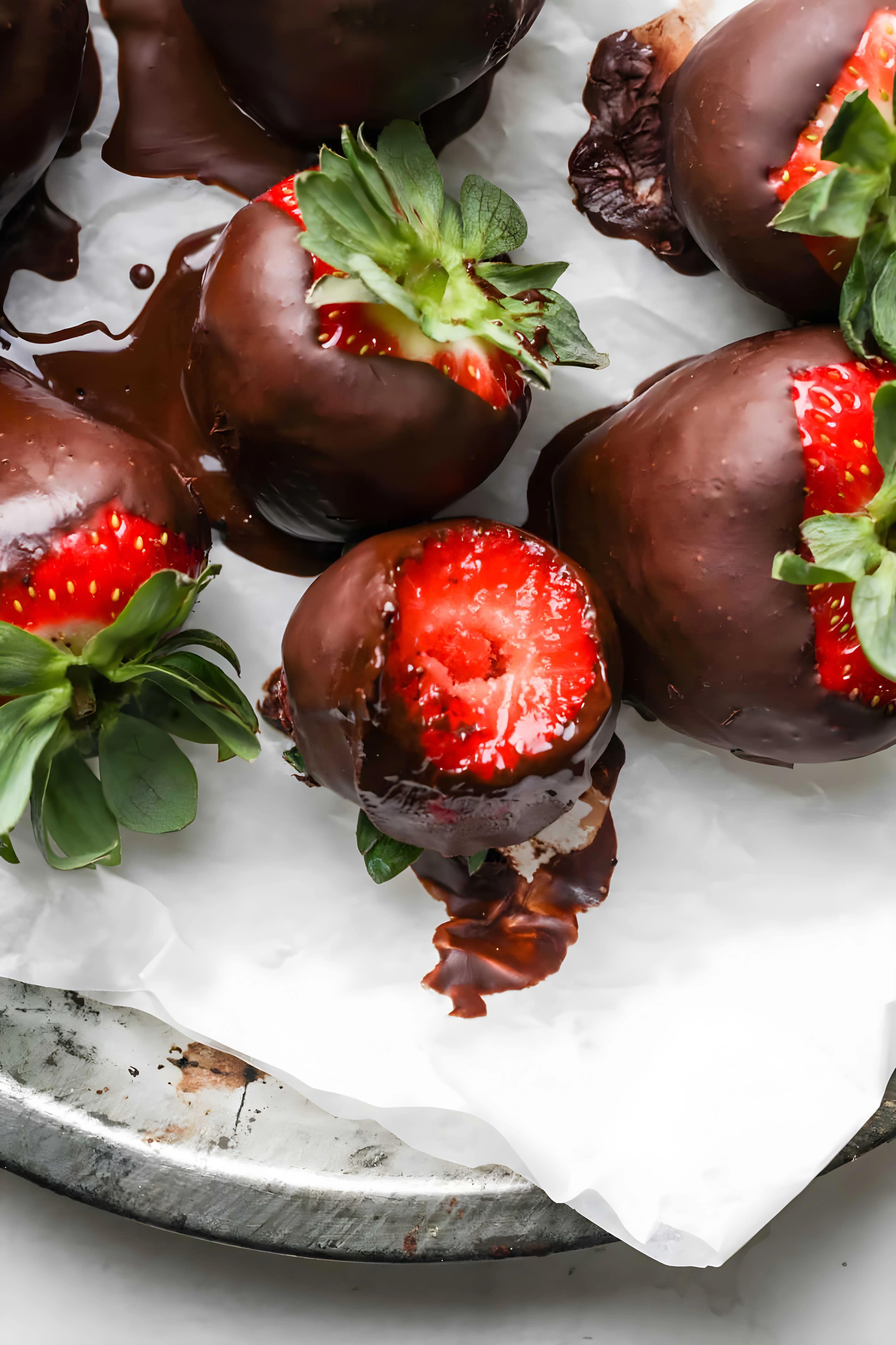 Vegan Chocolate Covered Strawberries