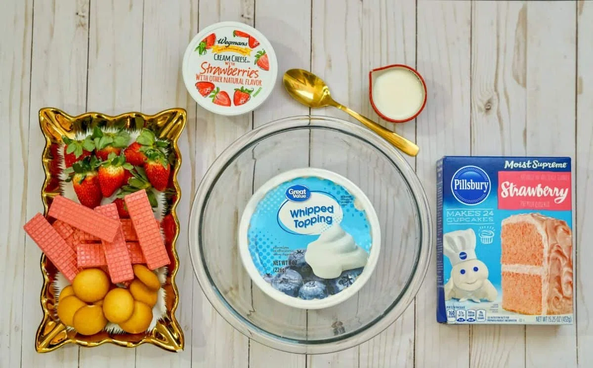Strawberry Cake Batter Dip