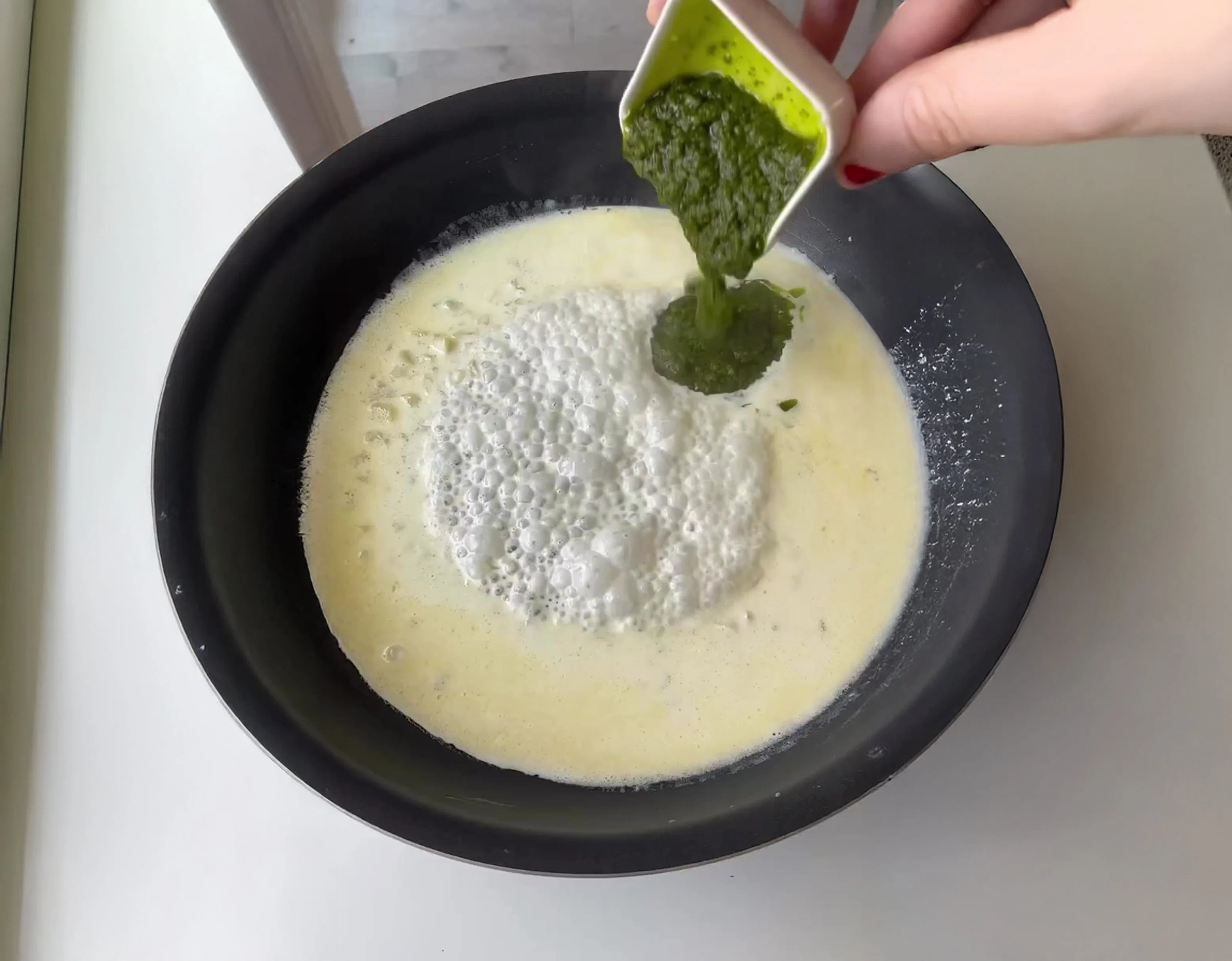 Pesto Alfredo Pasta