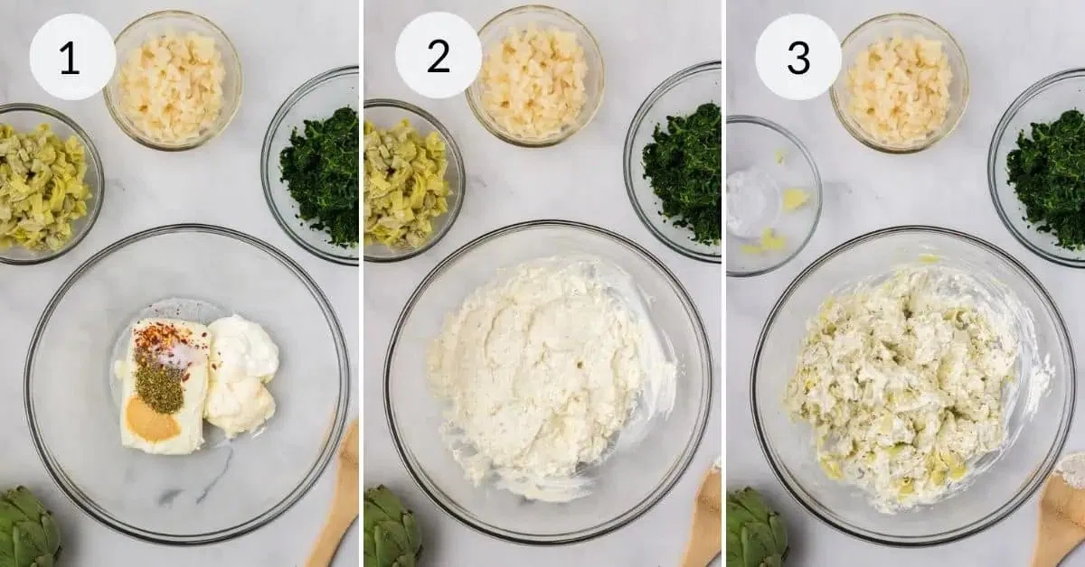 Spinach and Artichoke Dip without Mayo