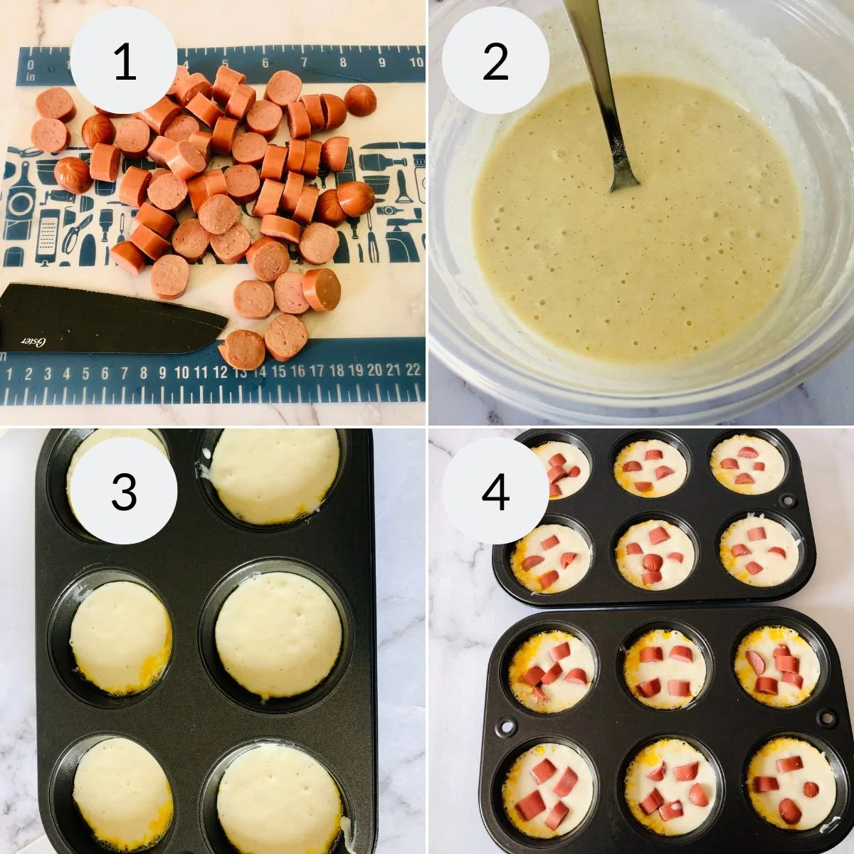 Corn Dog Muffins