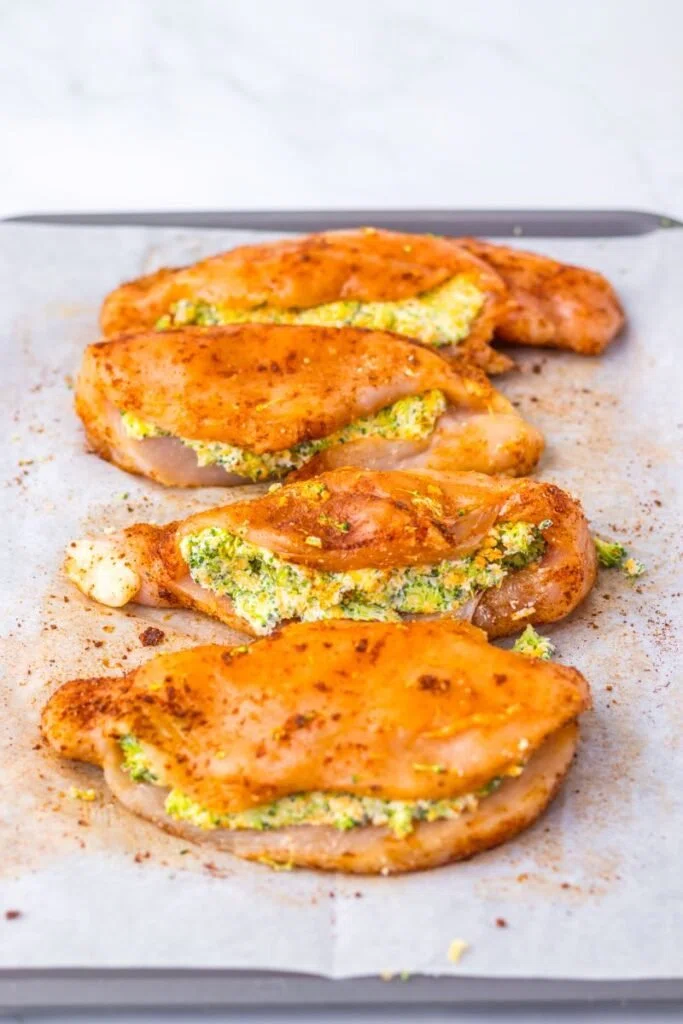Broccoli and Cheese Stuffed Chicken