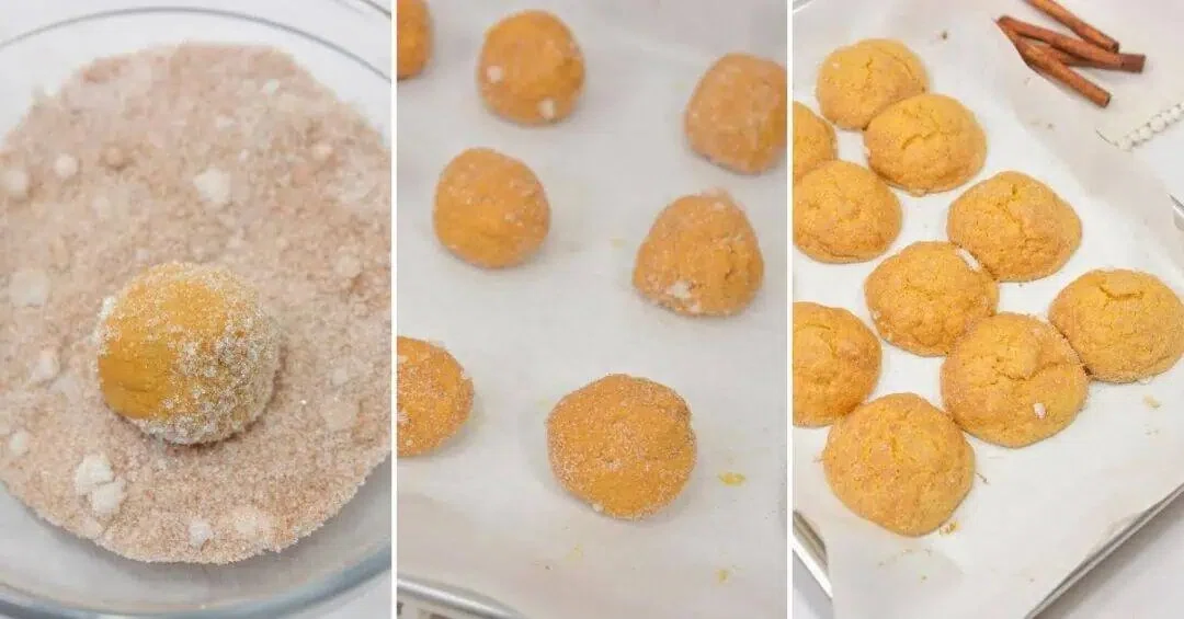 Pumpkin Snickerdoodle Cookies