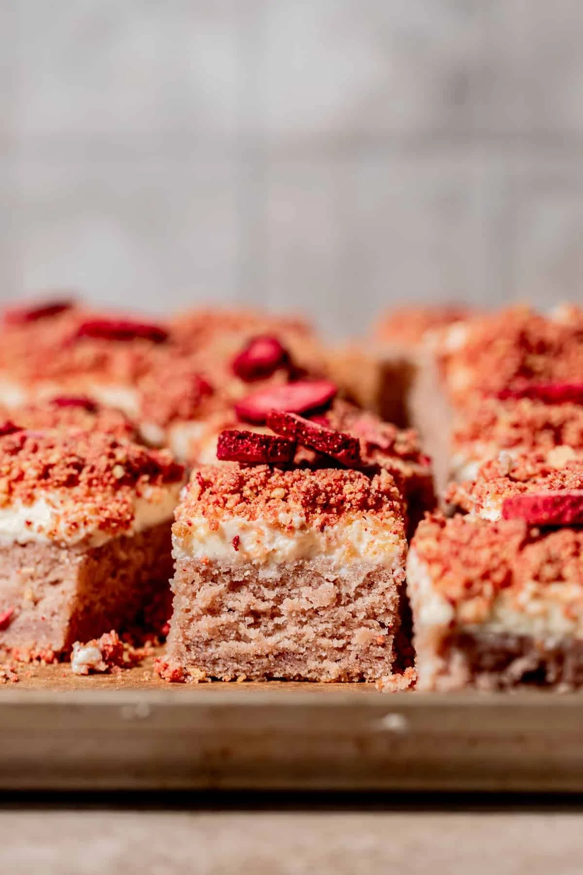 Strawberry Crunch Cake