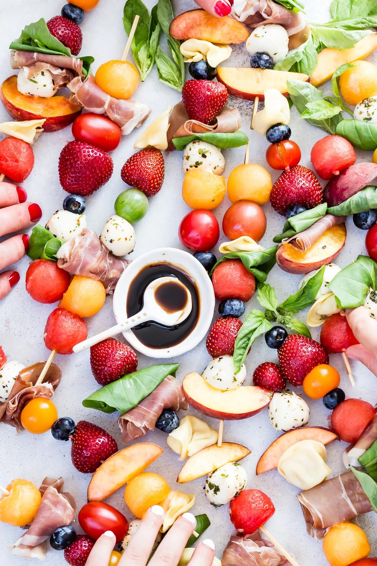 Fruit Caprese Kabobs