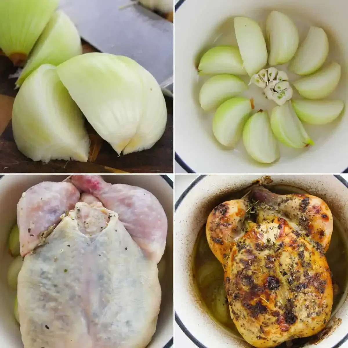 Dutch Oven Roasted Chicken