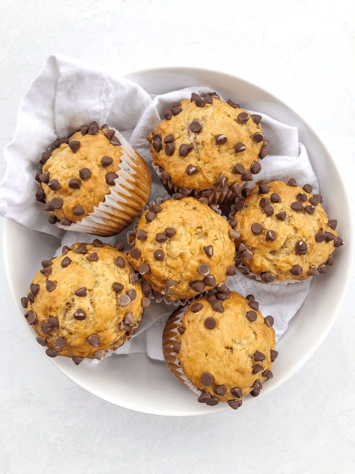 Easy Banana Chocolate Chip Muffins
