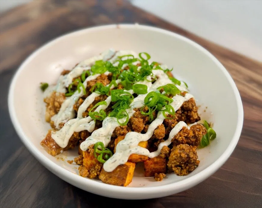 High-Protein Garlic Butter Beef & Potato Bowl