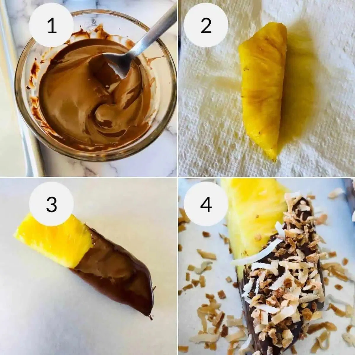 Chocolate Covered Pineapple