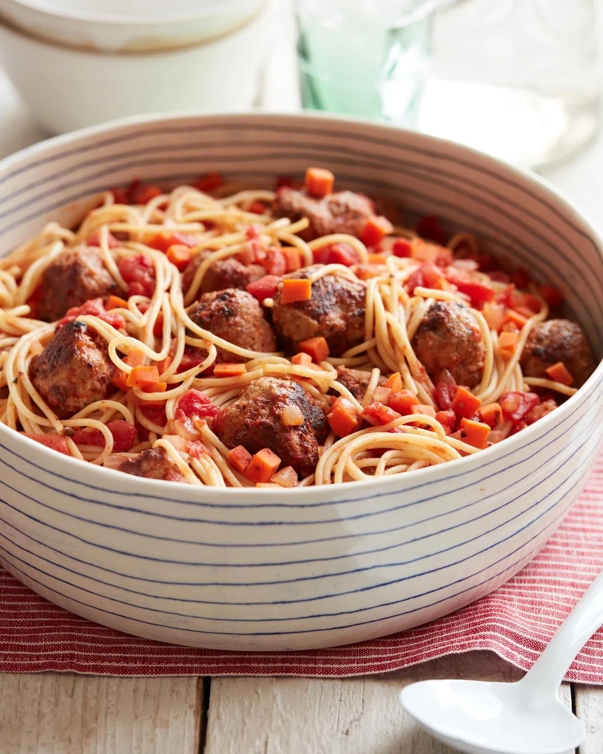 Spaghetti and Turkey Meatballs