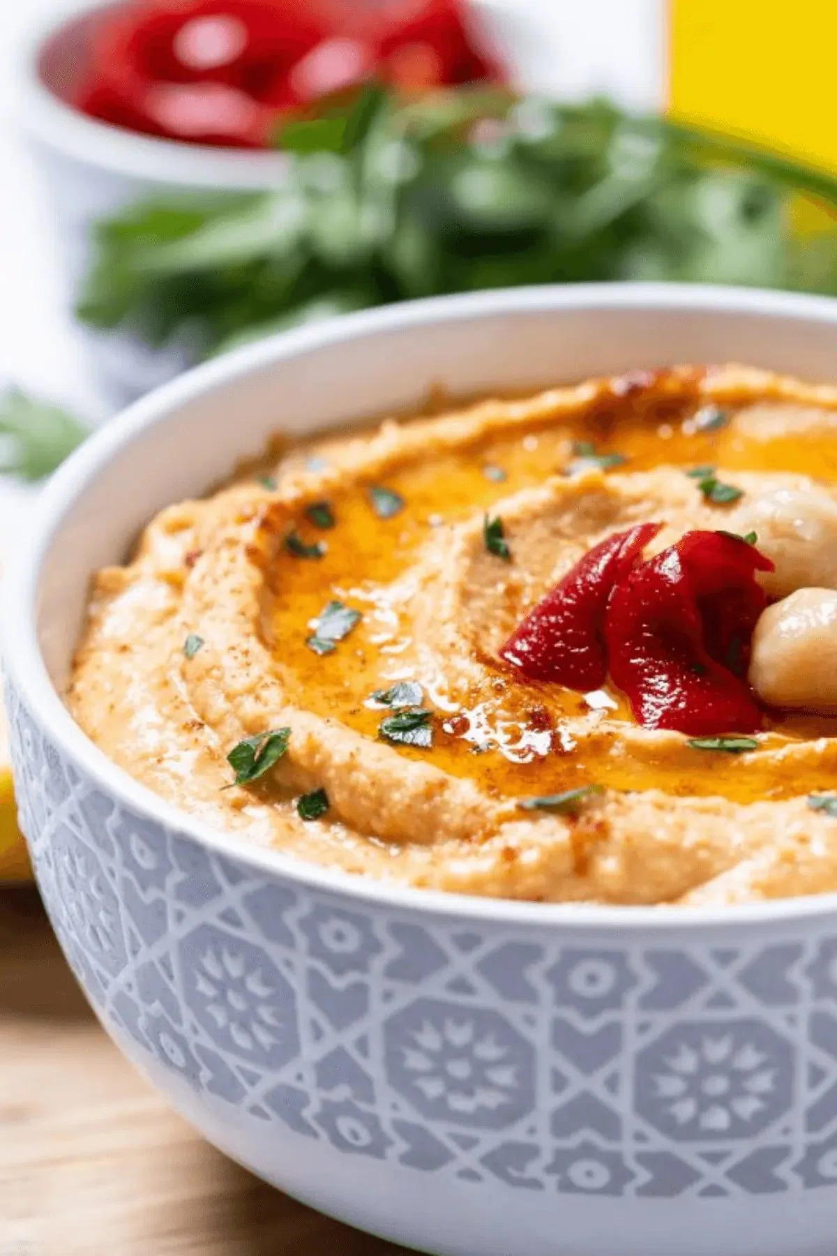 Roasted Red Pepper Hummus