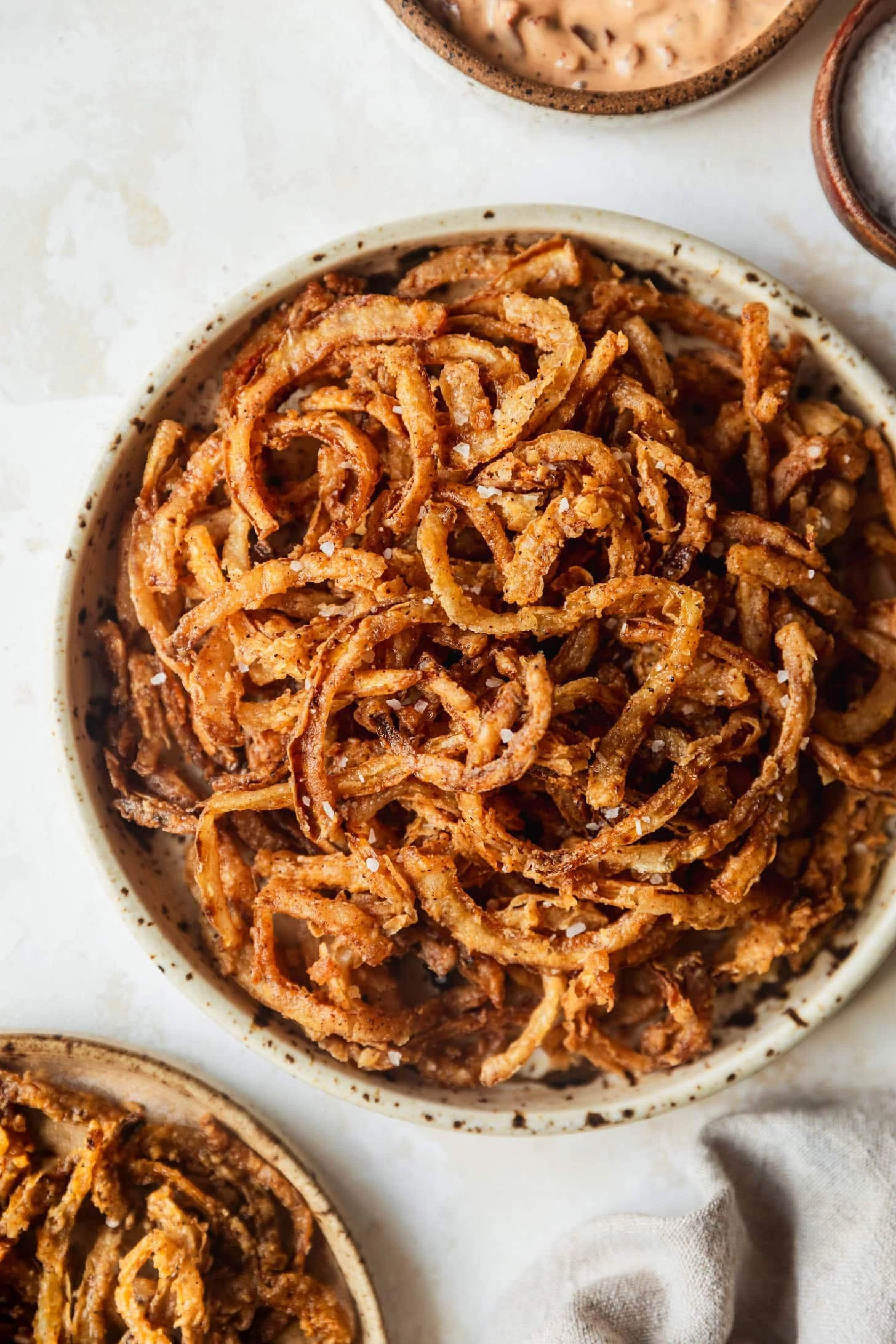 Crispy Frizzled Onions from Scratch