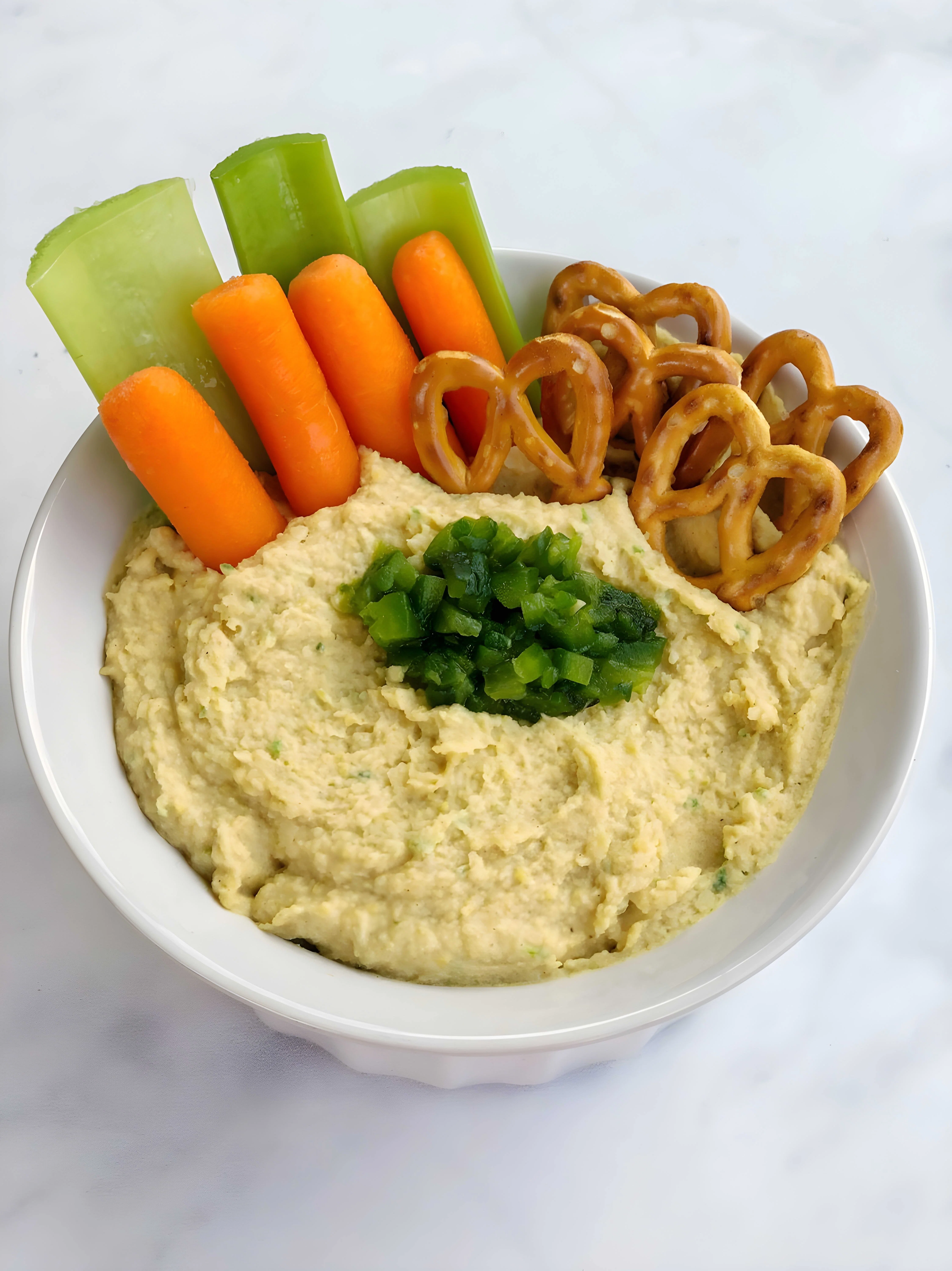 Spicy Roasted Jalapeno Hummus Recipe