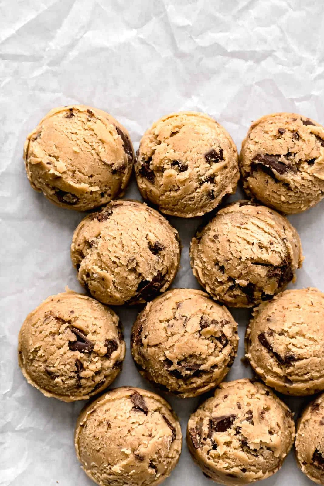 Chewy Egg Yolk Chocolate Chip Cookies