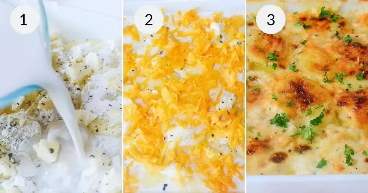 Au Gratin Potatoes with Gruyere Cheese