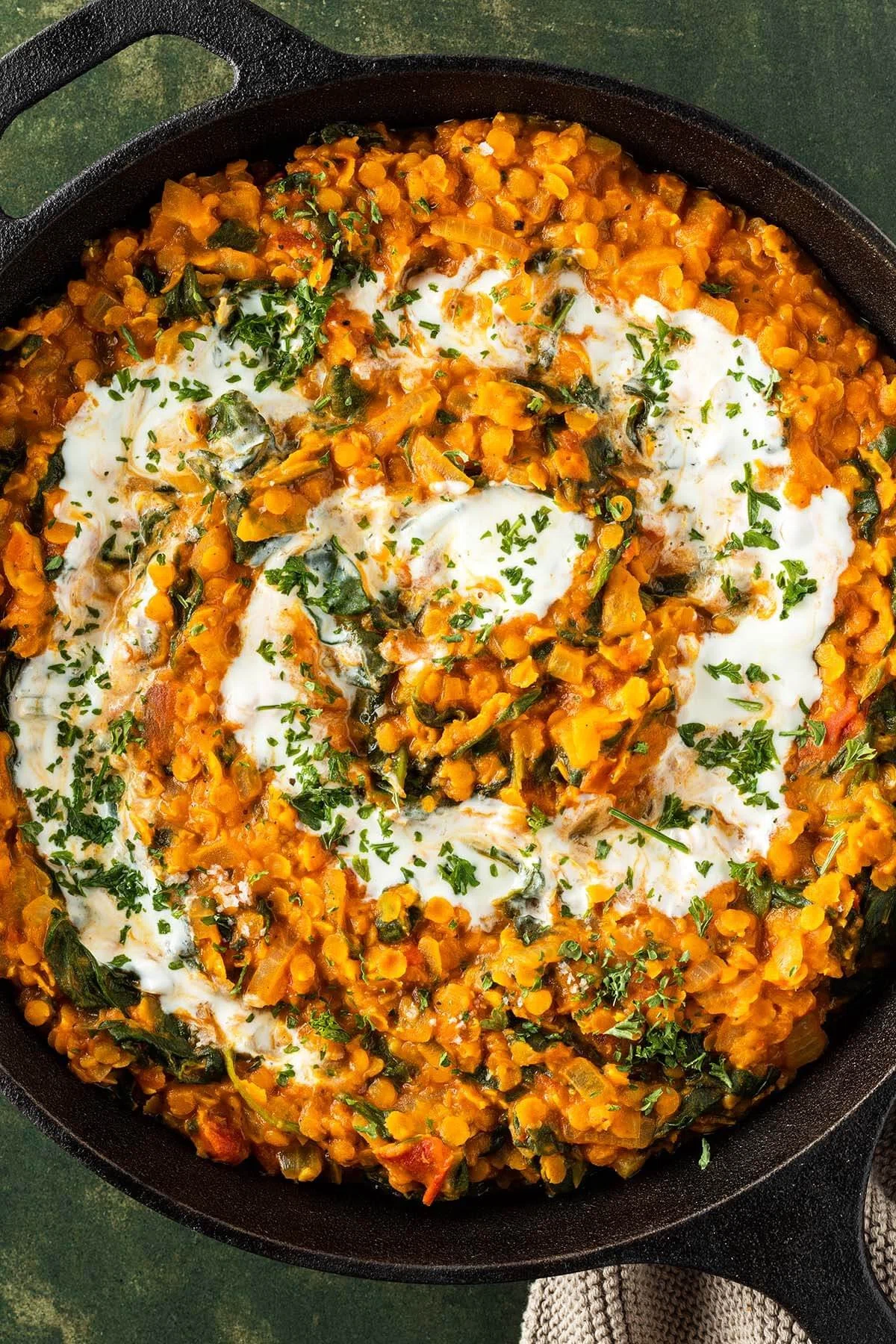 Spinach Lentil Dal