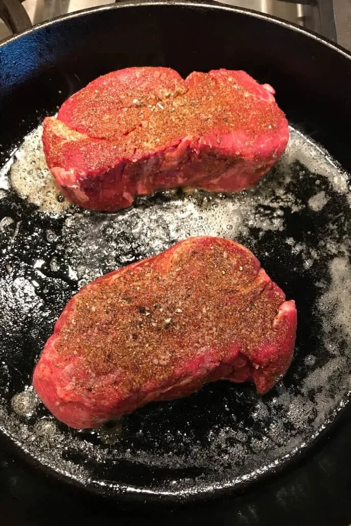 Filet Mignon in Sherry Mushroom Cream Sauce