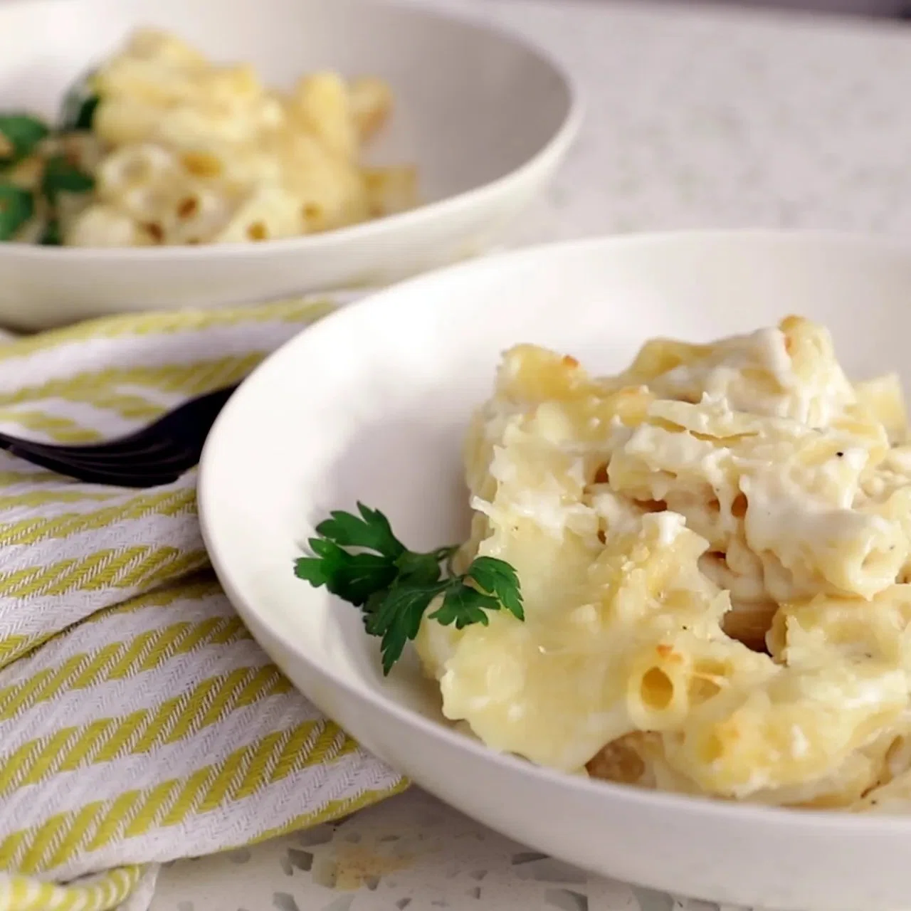 Baked Ziti Alfredo