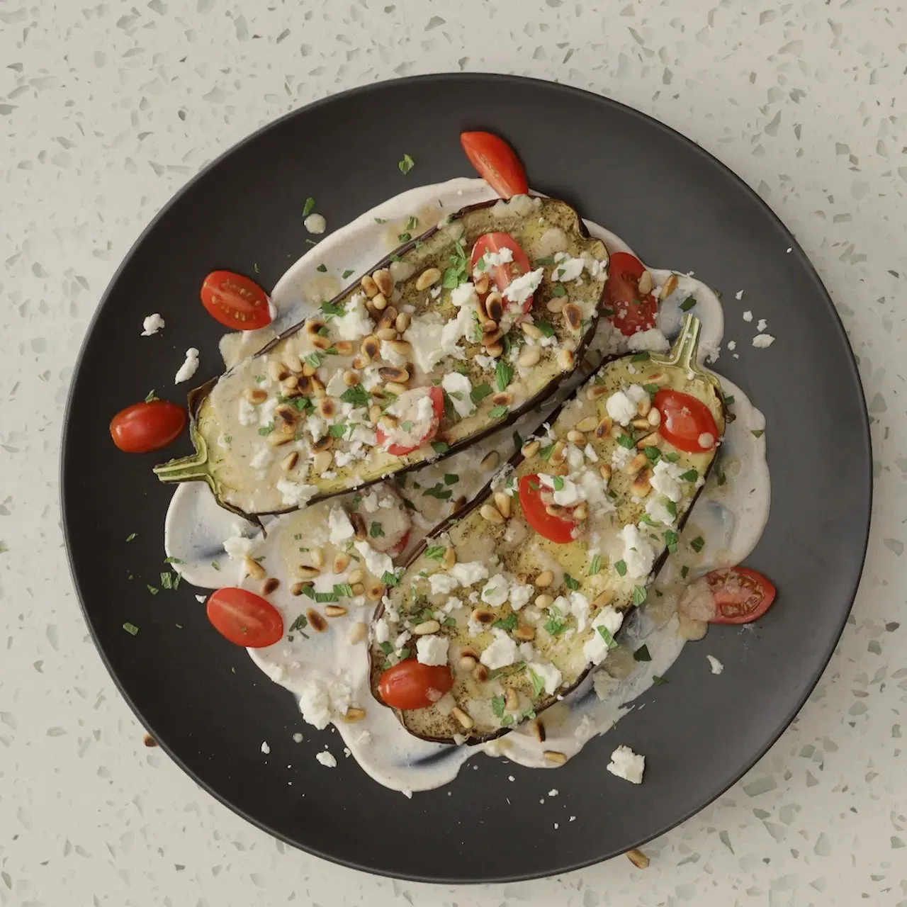 Roasted Eggplant Salad