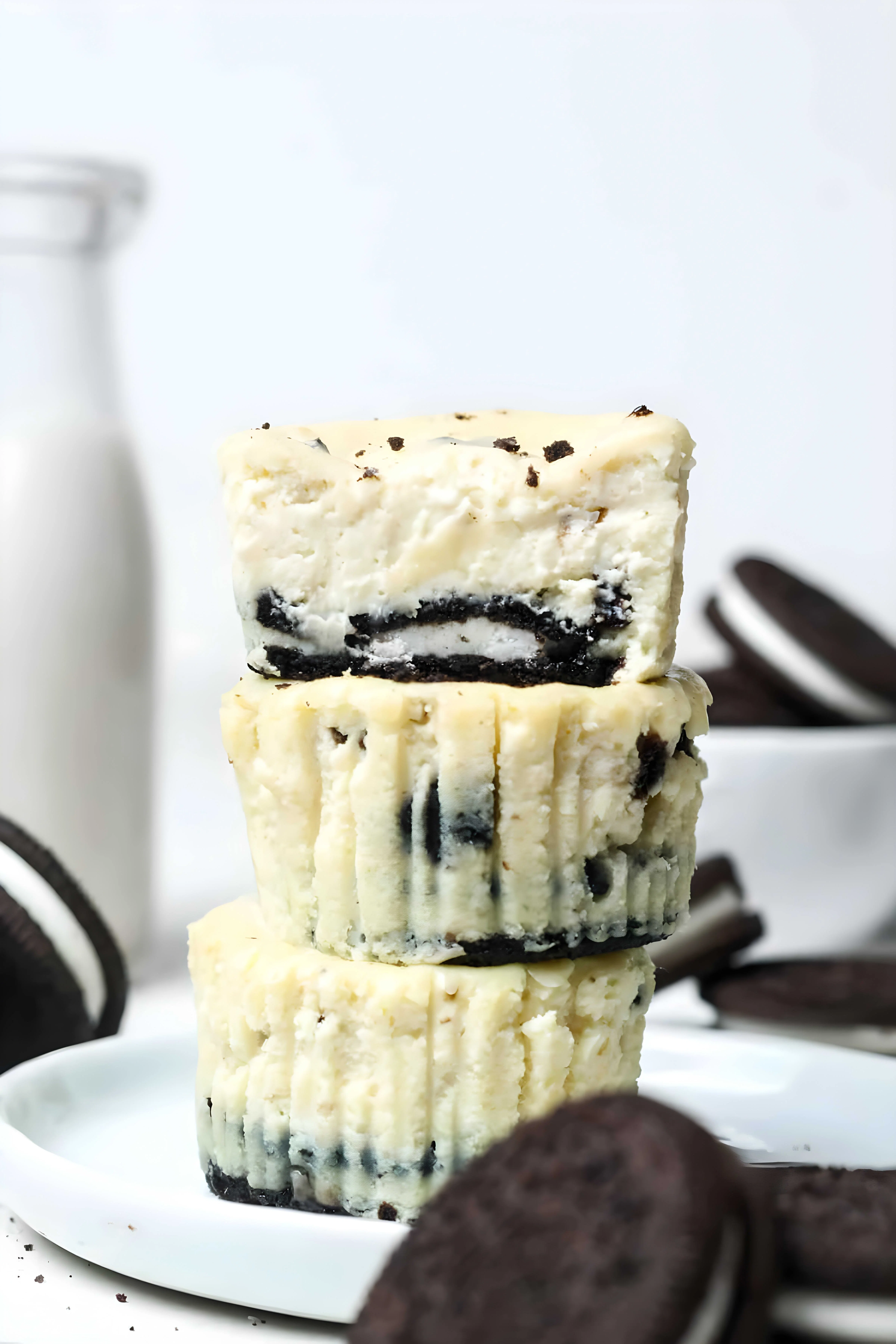 Mini Oreo Cheesecakes
